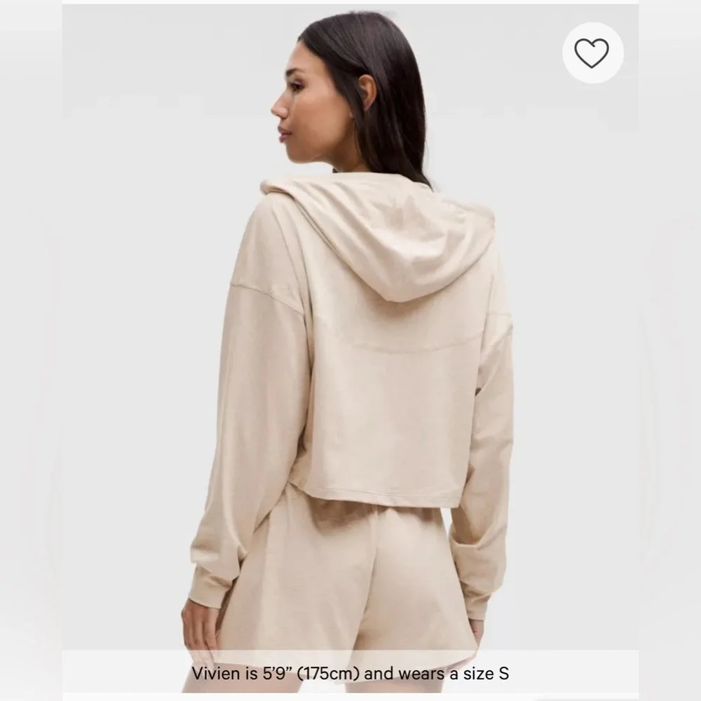 Lululemon NWT Peached Jersey Full-Zip Hoodie - Picture 6 of 6